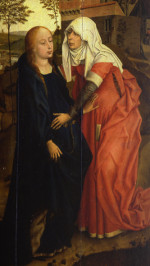 Rogier van der Weyden: Visitation with donor