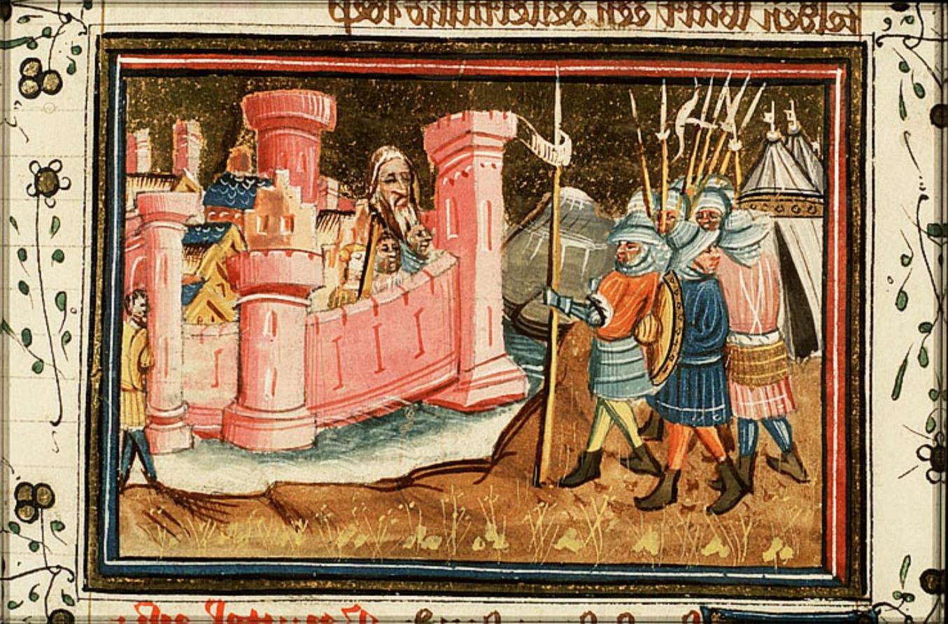 Azor masters: Holofernes' Head on the Walls of Bethulia