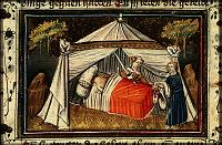 illumination by the Azor masters: the head is put in the sack