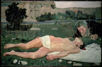 Ferdinand Hodler: The Good Samaritan (1886)