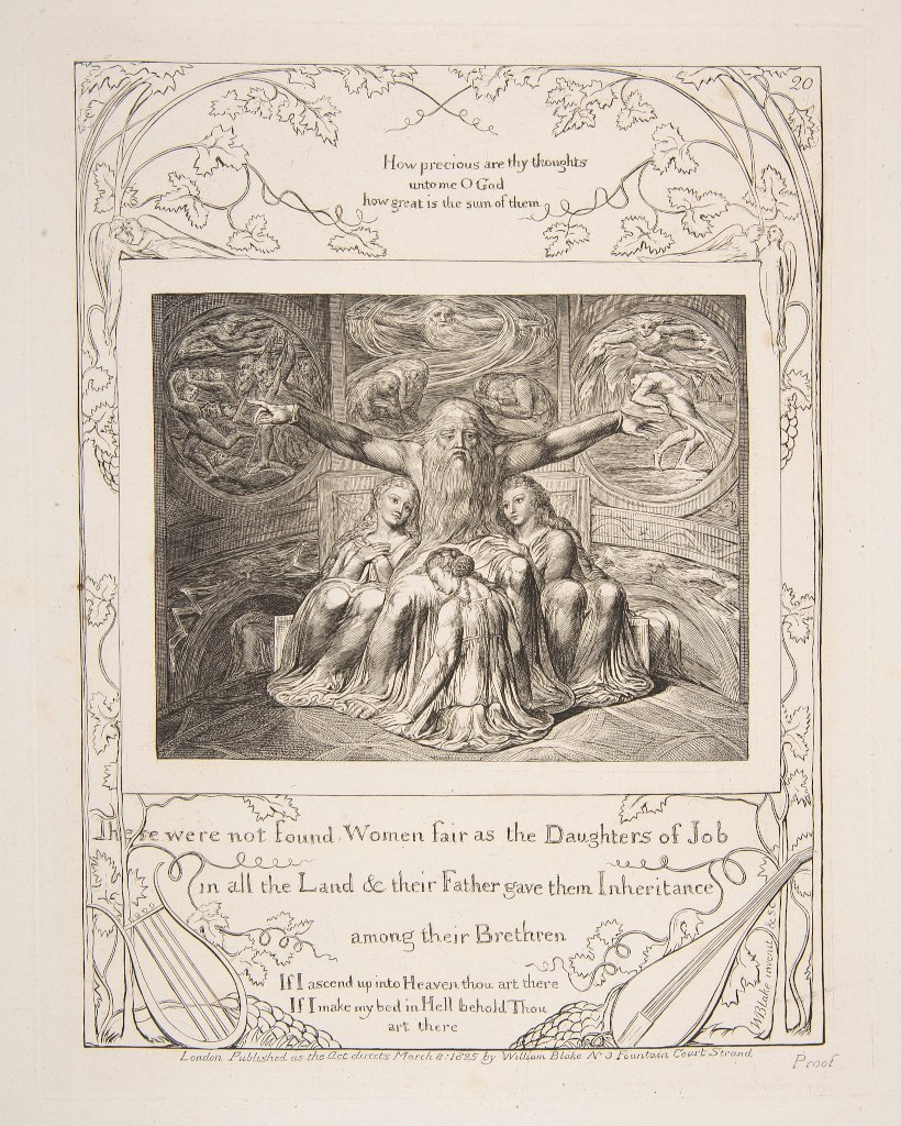 William Blake: The Book of Job -  20