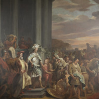 Ferdinand Bol: Cyrus Hands over the Looted Treasure