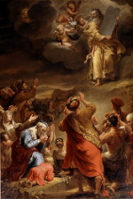 Ferdinand Bol: Moses' Descent from Mount Sinai with the Ten Commandments