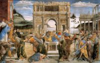 Botticelli: The Punishment of Korah, Dathan, and Abiram