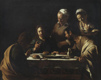 Caravaggio: Supper at Emmaus (1606)
