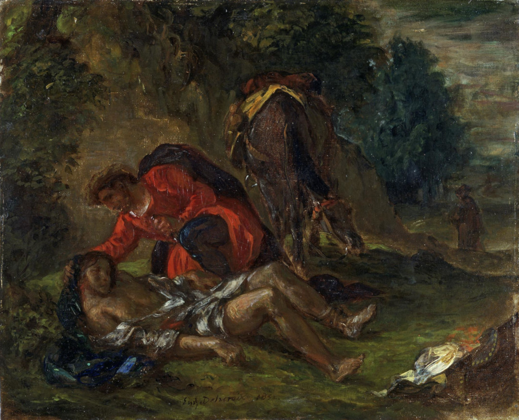Eug�ne Delacroix: The Good Samaritan (1852)