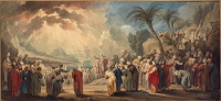 Jacob de Wit: Moses chooses seventy elders (1739)