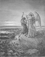 Gustave Doré: Jacob Wrestling with the Angel