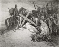 Gustave Doré: Jesus Collapses Under the Cross