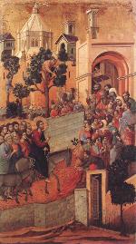 Duccio di Buoninsegna: Entry into Jerusalem (Maestà)