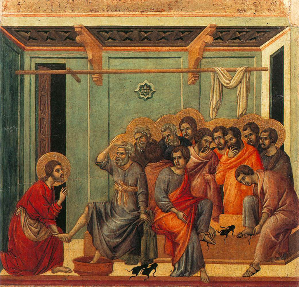 Duccio di Buoninsegna: The Washing of the Feet