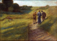 Fritz von Uhde: Walking to Emmaus