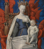 Jean Fouquet: Virgin and Child (Melun diptych)