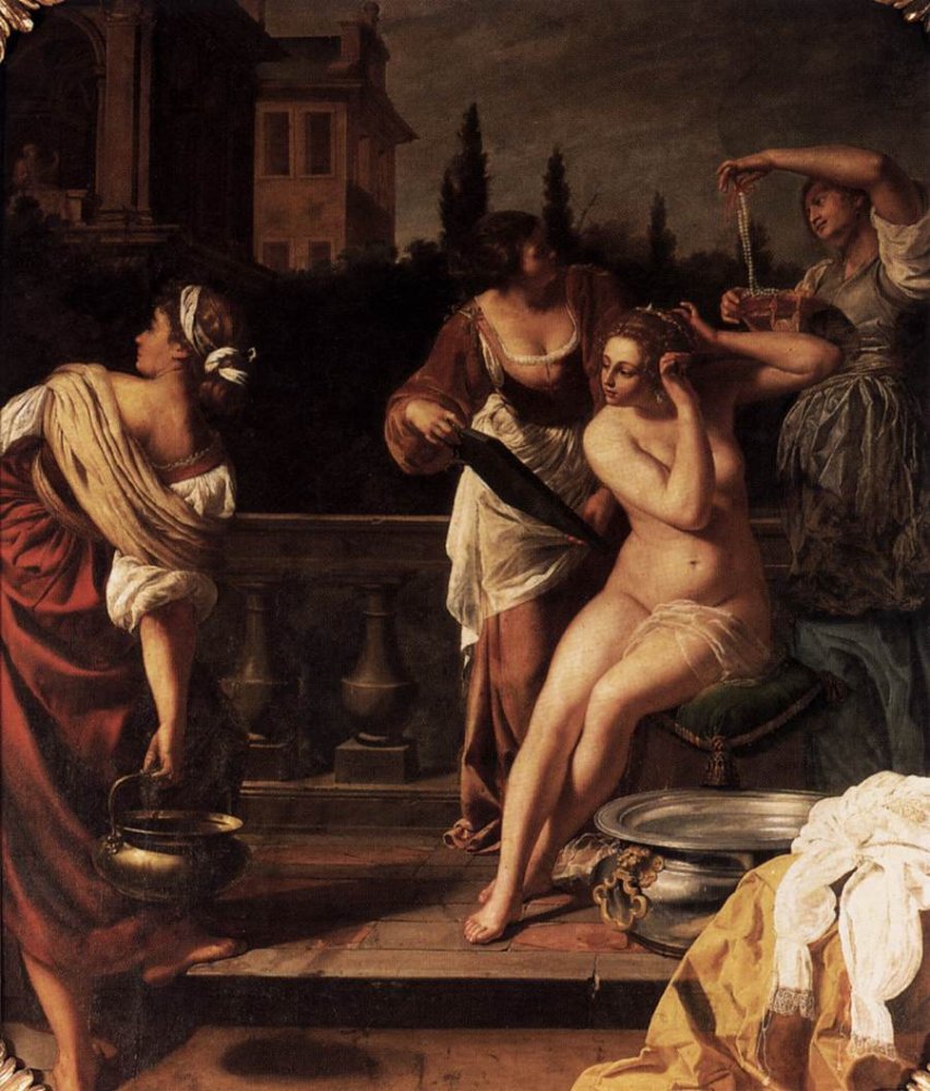 Artemisia Gentileschi: Bathing Bathsheba