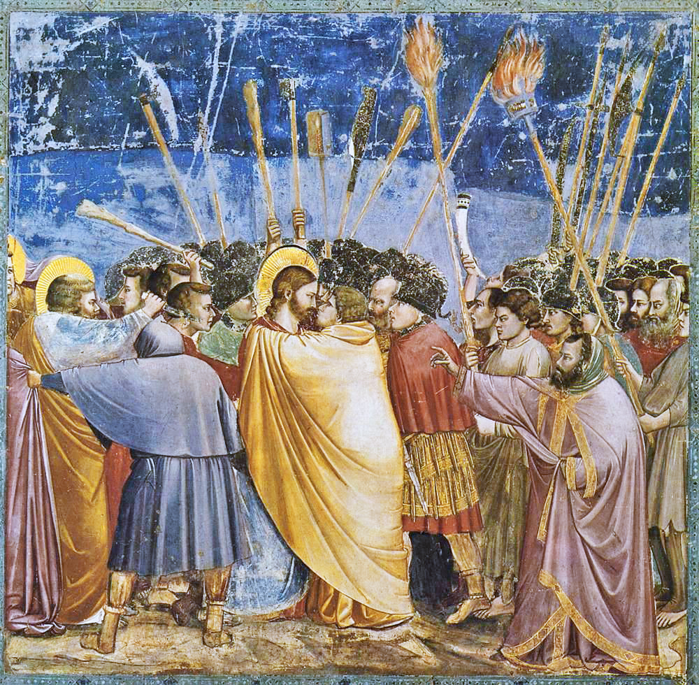 Kuvahaun tulos haulle giotto judas kiss