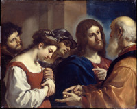 Il Guercino: The Woman taken in Adultery