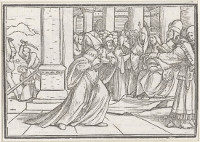 Hans Holbein the Younger: Athaliah tears her cloths