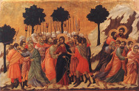 Duccio di Buoninsegna: Jesus Captured (Maestà)