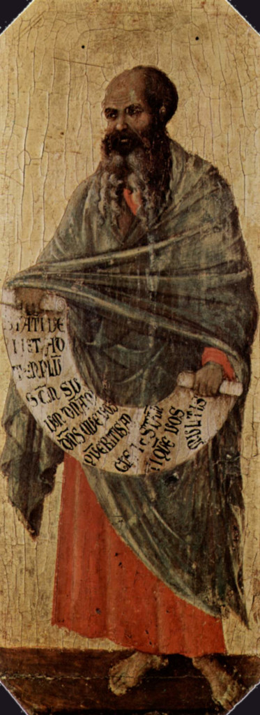 Duccio di Buoninsegna: The Prophet Malachi