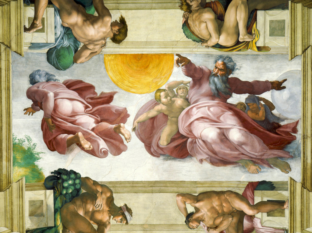 Michelangelo Buonarroti: The Creation of the Sun, the Moon and the Plants