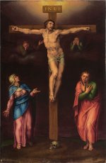 Michelangelo Buonarroti: Crucifixion with Mary and John