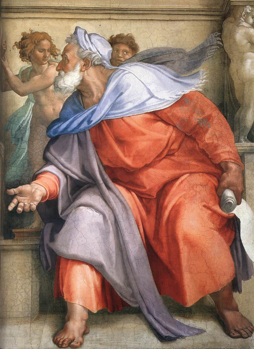 Michelangelo Buonarroti: The Prophet Ezekiel