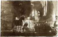 Rembrandt Harmensz. van Rijn: The Good Samaritan at the Inn (1642)