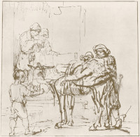 Rembrandt Harmensz. van Rijn: The Good Samaritan at the Inn (1649)