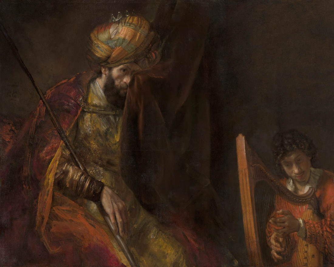Rembrandt Harmensz. van Rijn: Saul and David (1655-1660)