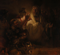 Rembrandt Harmensz. van Rijn: The Denial of Peter