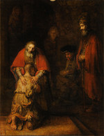 Rembrandt Harmensz. van Rijn: The Return of the Prodigal Son (1668)