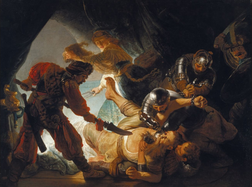 Rembrandt Harmensz. van Rijn: The Blinding of Samson