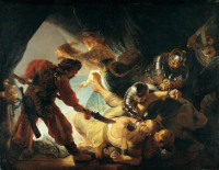 Rembrandt Harmensz. van Rijn: The Blinding of Samson