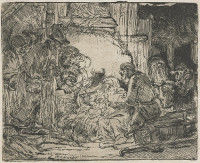 Rembrandt Harmensz. van Rijn: The Adoration of the Shepherds (with the lamp)