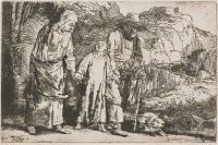 Rembrandt Harmensz. van Rijn: Jesus and his Parents Return from the Temple