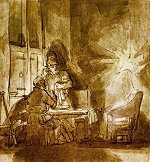 Rembrandt Harmensz. van Rijn: Jesus' Disappearance From Emmaus