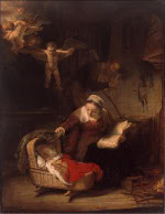 Rembrandt Harmensz. van Rijn: The Holy Family with Angels