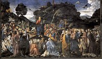 Cosimo Rosselli: The sermon on the mount