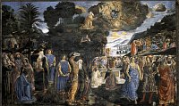 Cosimo Rosselli: Moses and the Tables of the Law