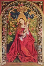 Martin Schongauer: Madonna of the Rose Bower