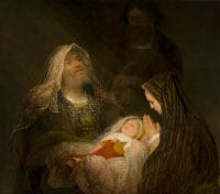 Arent de Gelder: Simeon and Anna Praise the infant Jesus