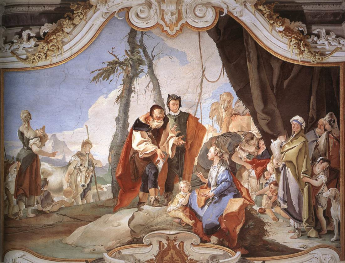Giovan Battista Tiepolo: Rachel Hides her Father's Idols