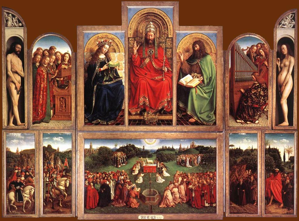 Jan van Eyck: The Ghent altarpiece (opened)