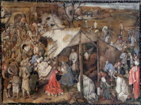 Pieter Bruegel the Elder: The Adoration of the Magi (Brussels)