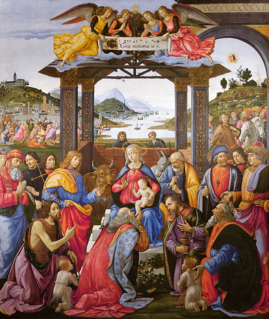 Domenico Ghirlandaio The Adoration of the Magi (1488)