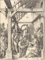 Albrecht Dürer: The Adoration of the Magi (engraving)
