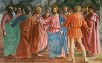 Masaccio: Rendering of the Tribute Money
