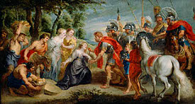 PP Rubens: David and Abigail