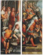 Pieter Aertsen: Adoration of the Magi - Presentation in the Temple