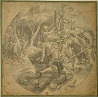 Pieter Aertsen: The destruction of Baal's altar